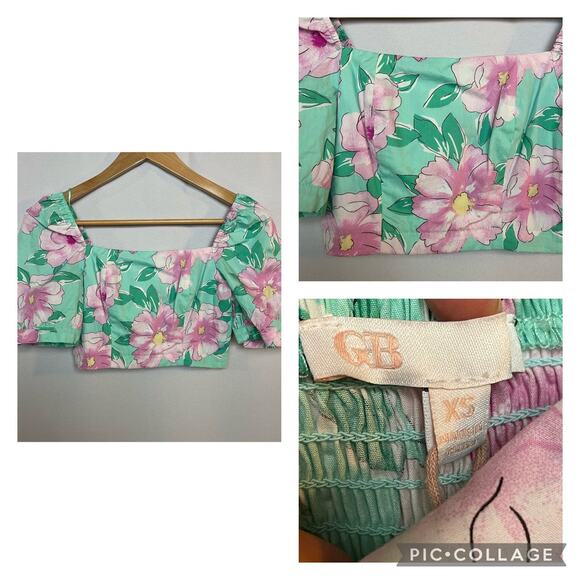 Gianni Bini Flower Print Top (Junior size) XS NWT - Picture 1 of 11
